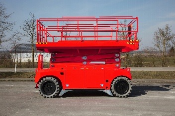 PB S151-19E / Heavy Duty Rough Terrain Electric Scissorlift 15m