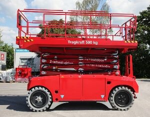 PB S175-19E / Self Leveling Heavy Duty Electric Scissorlift 18m
