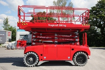 PB S175-19E / Self Leveling Heavy Duty Electric Scissorlift 18m