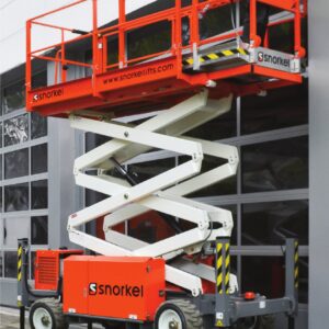 Snorkel S2755RT / Self Leveling Narrow Rough Terrain Diesel Scissorlift 10m